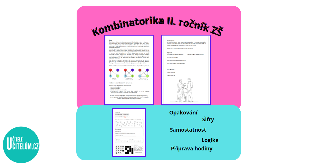 MATEMATIKA II. ROČNÍK ZŠ - KOMBINATORIKA B (4 - 6 PRVKŮ) - Matematika ...